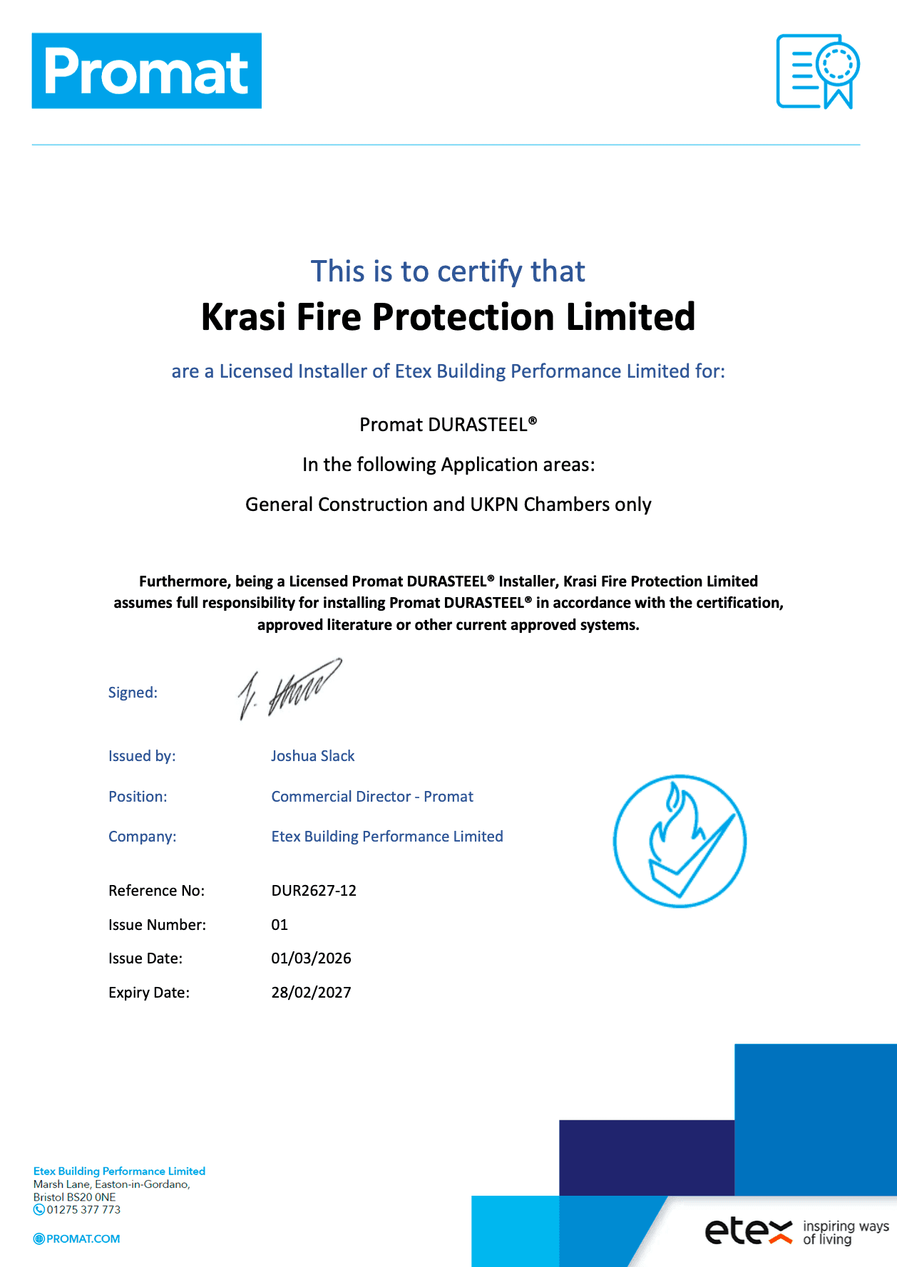 Certificate 1