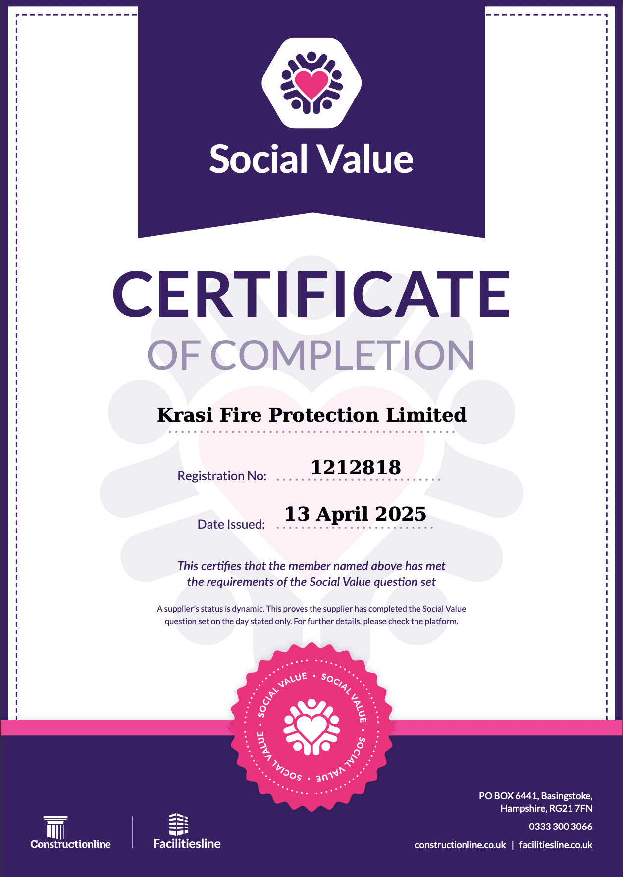 Certificate 9