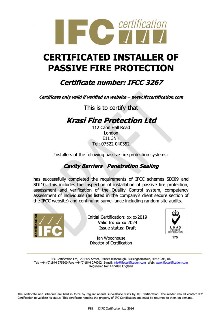 Passive Fire Protection, Fire Stopping | KFP Limited | About us